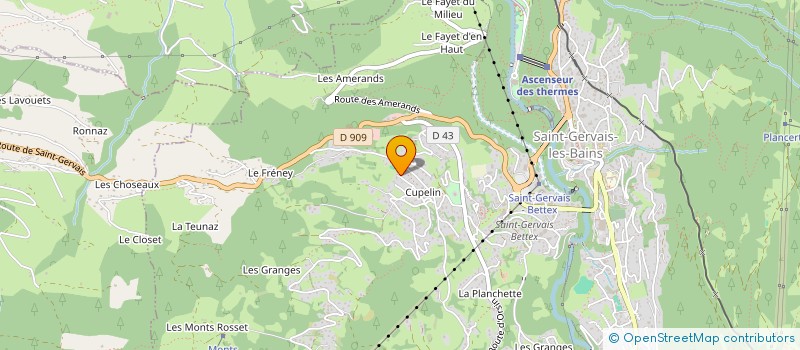 localisation de l'entreprise SAINT LAURENT  SAINT-GERVAIS-LES-BAINS