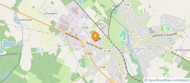 localisation de l'entreprise SAINT-LAURENT à PALLUAU-SUR-INDRE