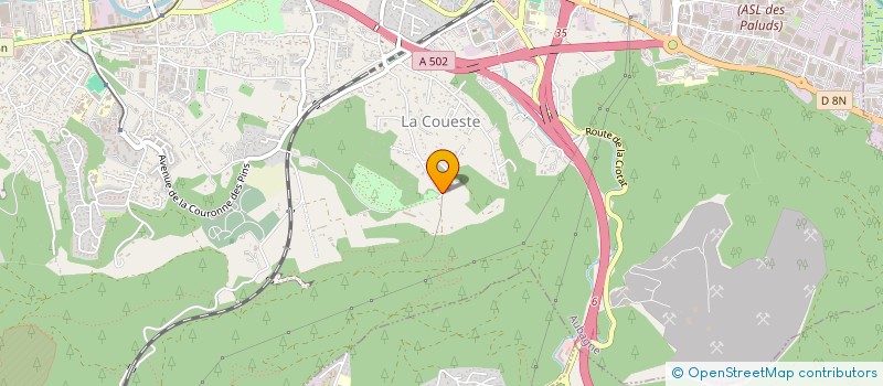 localisation de l'entreprise SAINT LAURENT à AUBAGNE