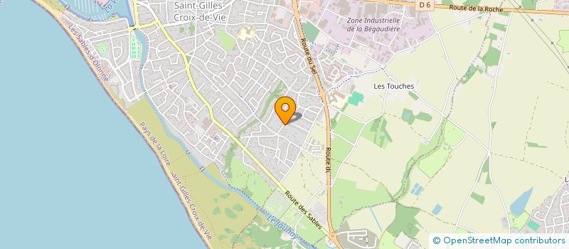 localisation de l'entreprise SAINT LAURENT AMENAGEMENT  SAINT-GILLES-CROIX-DE-VIE