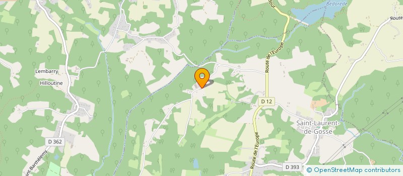 localisation de l'entreprise SAINT-LAURENT-DE-GOSSE PGS  SAINT-LAURENT-DE-GOSSE