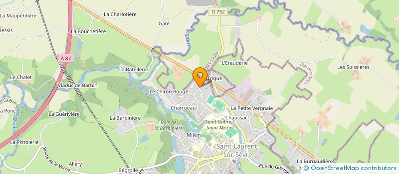 localisation de l'entreprise SAINT LAURENT IMAGE ET SON  SAINT-LAURENT-SUR-SEVRE