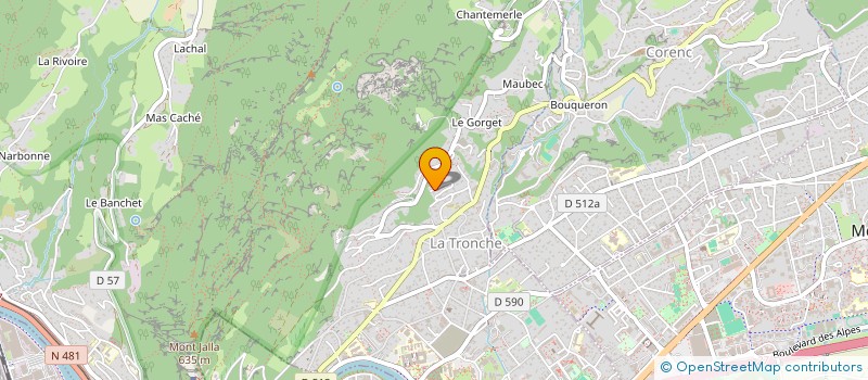 localisation de l'entreprise SAINT LAURENT INVEST  LA TRONCHE