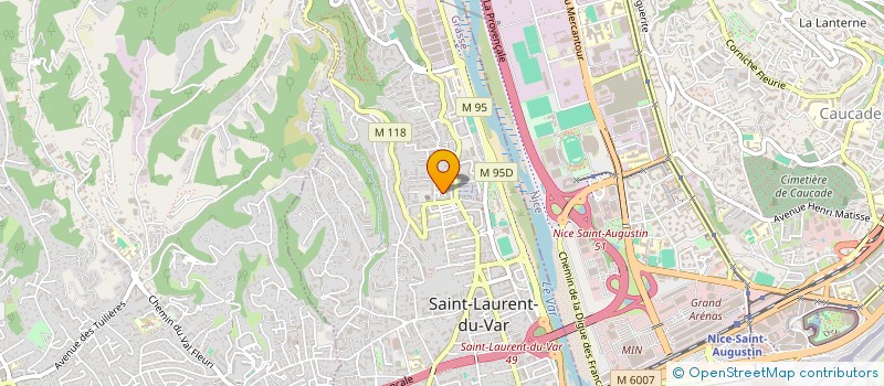 localisation de l'entreprise SAINT LAURENT MOTO CLUB à SAINT LAURENT DU VAR