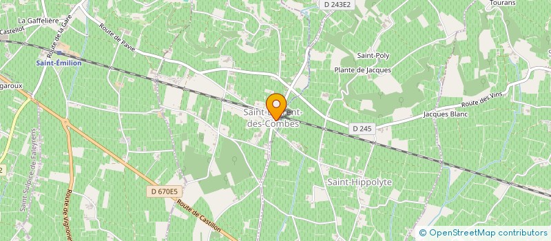 localisation de l'entreprise SAINT LAURENT SAINT HIPPOLYTE ANIMATION  SAINT-LAURENT-DES-COMBES