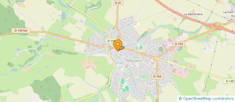 localisation de l'entreprise SAINT LAURENTAISE  MAULEON