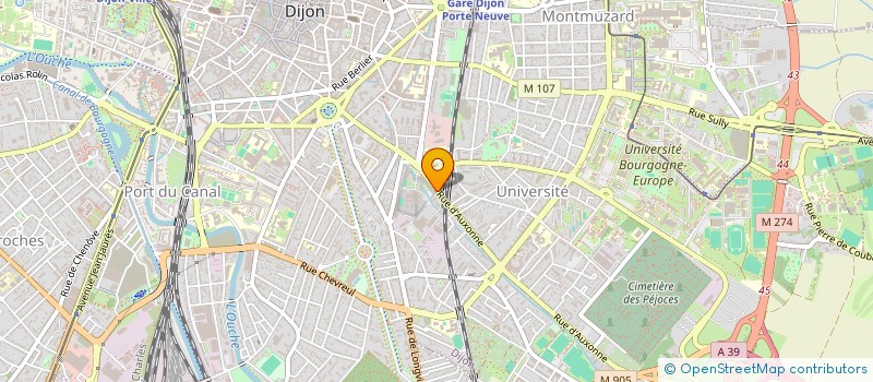 localisation de l'entreprise SAINT LAZARE à DIJON