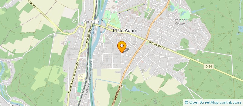 localisation de l'entreprise SAINT LAZARE  L'ISLE-ADAM