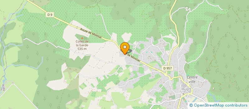 localisation de l'entreprise SAINT LAZARE  AUPS