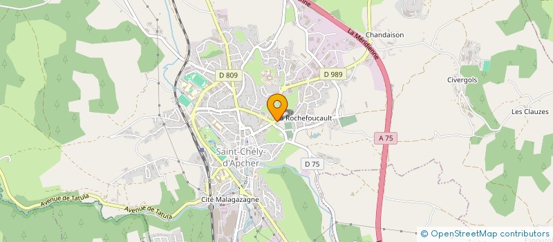 localisation de l'entreprise SAINT-LEGER  SAINT-CHELY-D'APCHER