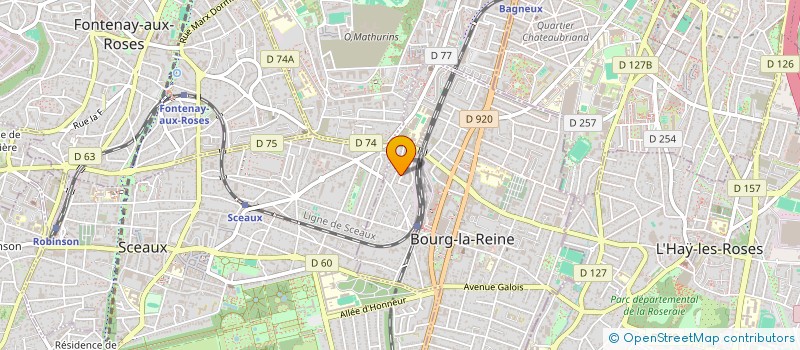 localisation de l'entreprise SAINT-LEGER-LE REULET à BOURG-LA-REINE