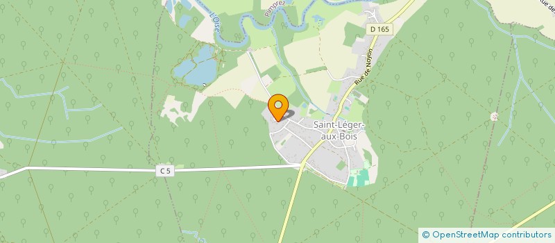 localisation de l'entreprise SAINT-LEGER-LOISIRS  SAINT-LEGER-AUX-BOIS
