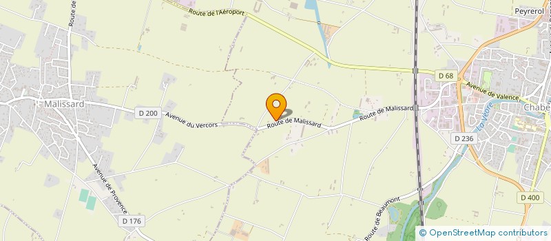 localisation de l'entreprise SAINT-LEGER SA à CHABEUIL