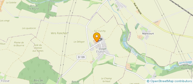 localisation de l'entreprise SAINT LEONARD  ETALON