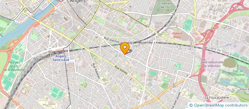 localisation de l'entreprise SAINT LEONARD à ANGERS