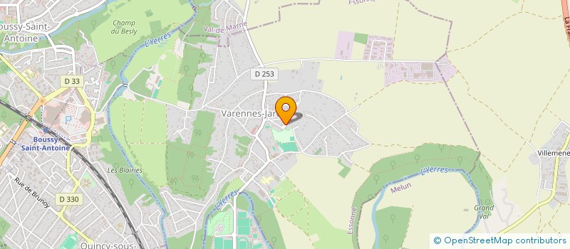 localisation de l'entreprise SAINT LEU  VARENNES-JARCY