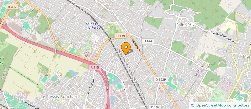 localisation de l'entreprise SAINT-LEU, TOUTE UNE HISTOIRE  SAINT-LEU-LA-FORET