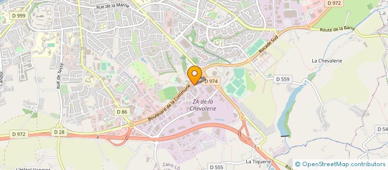 localisation de l'entreprise SAINT-LO MOBILIER  SAINT-LO