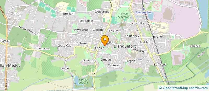 localisation de l'entreprise SAINT LOUBERT à BLANQUEFORT