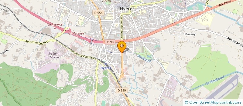 localisation de l'entreprise SAINT LOUIS à HYERES