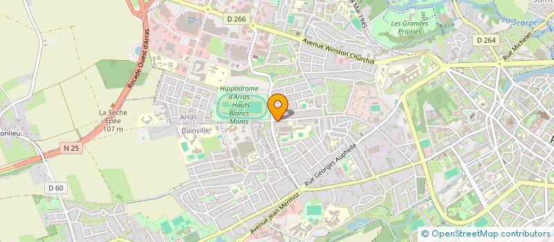 localisation de l'entreprise SAINT LOUIS 2 à ARRAS