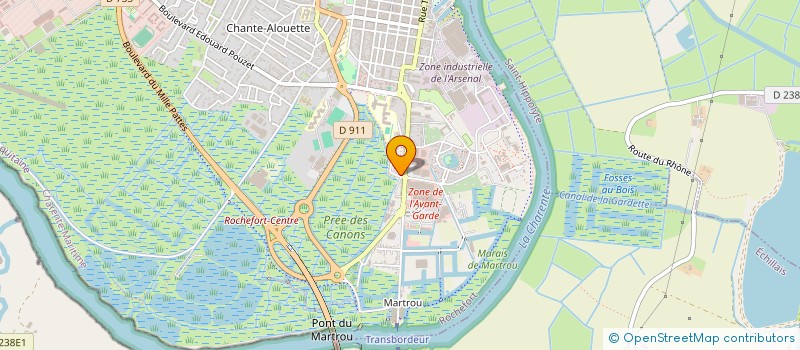 localisation de l'entreprise SAINT LOUIS  ROCHEFORT