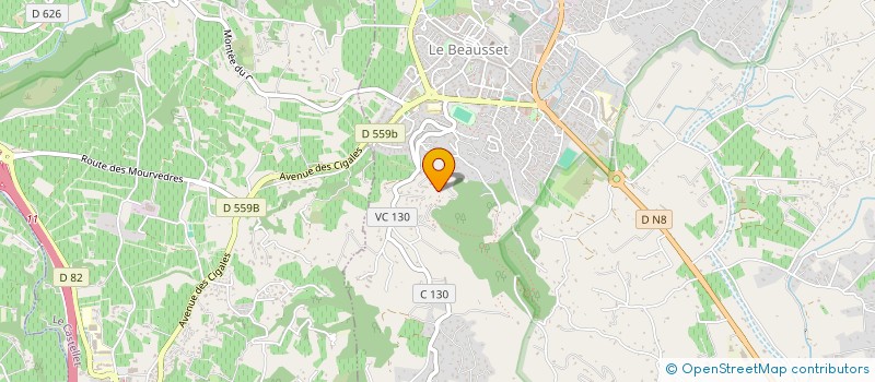 localisation de l'entreprise SAINT LOUIS  LE BEAUSSET