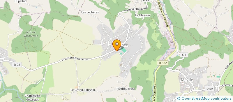 localisation de l'entreprise SAINT LOUIS  MAUBEC