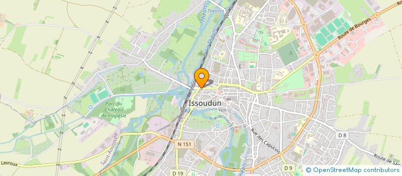 localisation de l'entreprise SAINT LOUIS  ISSOUDUN