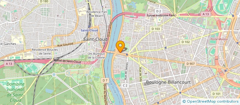 localisation de l'entreprise SAINT LOUIS à BOULOGNE-BILLANCOURT
