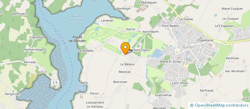 localisation de l'entreprise SAINT LOUIS  BADEN