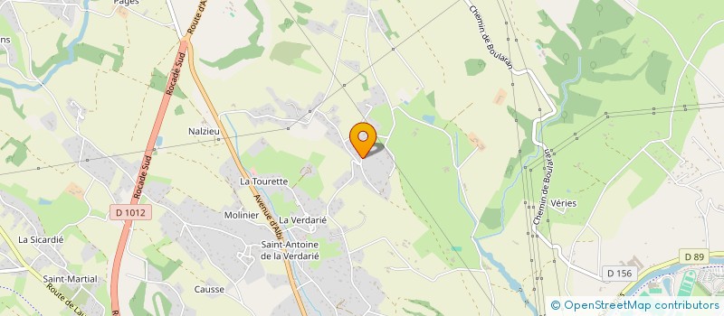 localisation de l'entreprise SAINT LOUIS  CASTRES