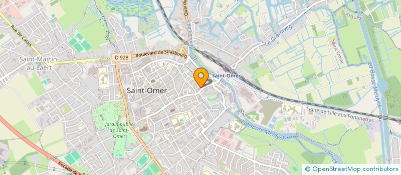 localisation de l'entreprise SAINT-LOUIS  SAINT-OMER