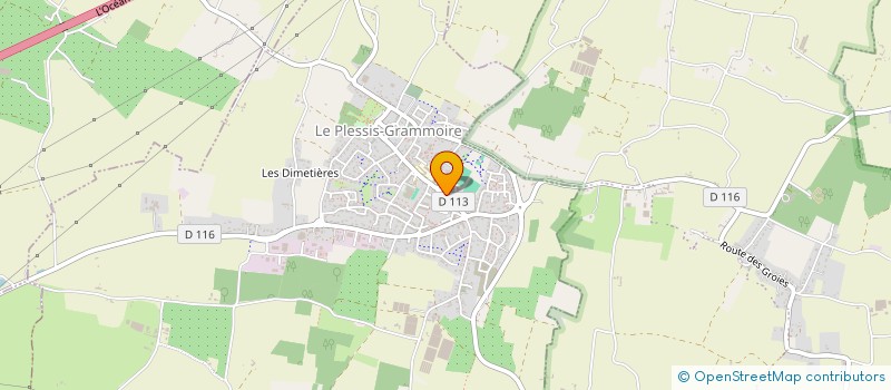 localisation de l'entreprise SAINT LOUIS  LE PLESSIS-GRAMMOIRE