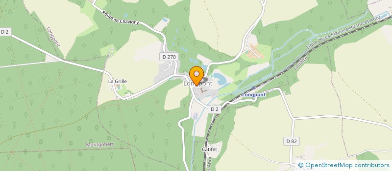 localisation de l'entreprise SAINT LOUIS  LONGPONT