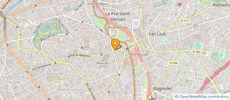 localisation de l'entreprise SAINT LOUIS AMBULANCES à PARIS
