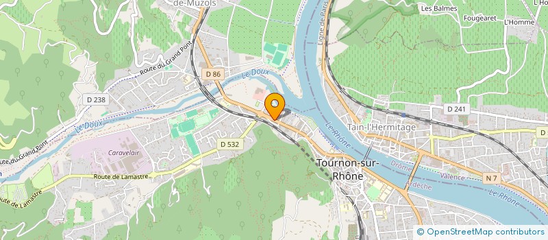 localisation de l'entreprise SAINT LOUIS ATHLETIC CLUB (S.L.A.C à TOURNON-SUR-RHONE