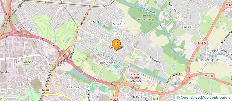 localisation de l'entreprise SAINT LOUIS AUTO LOCATION  VILLENEUVE-D'ASCQ