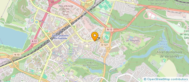 localisation de l'entreprise SAINT-LOUIS BISCUITIER CACAOTIER  GUYANCOURT