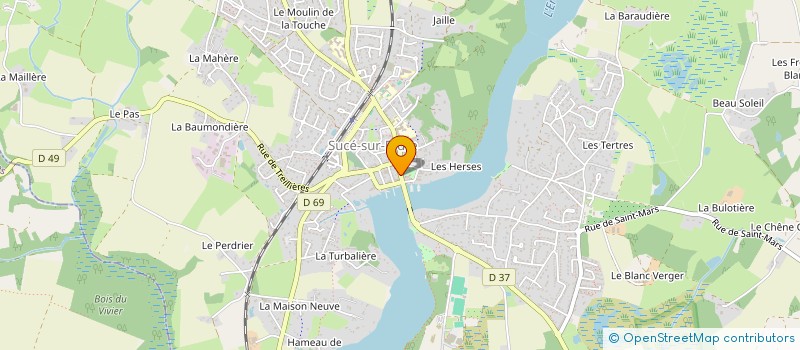 localisation de l'entreprise SAINT LOUIS CONSEILS à SUCE-SUR-ERDRE