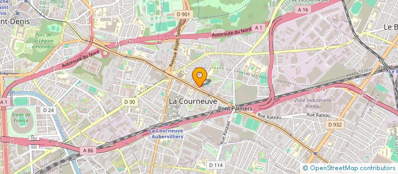 localisation de l'entreprise SAINT LOUIS DU SUD à LA COURNEUVE