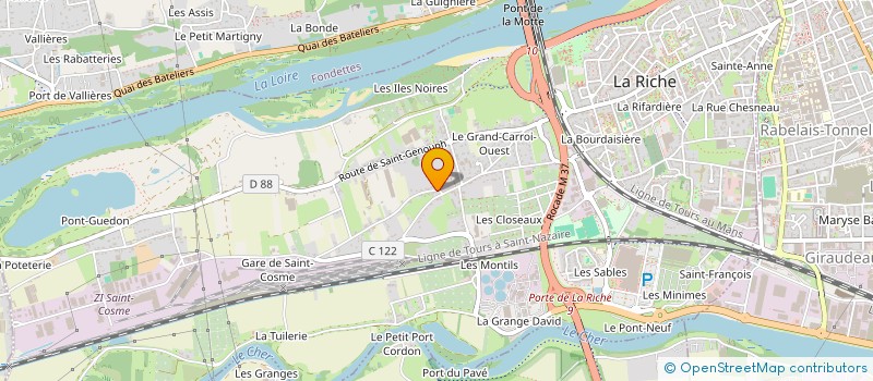 localisation de l'entreprise SAINT LOUIS ET SUCCESSEURS  LA RICHE