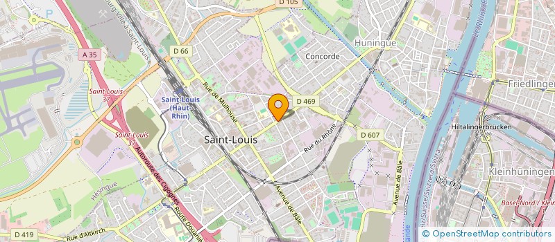 localisation de l'entreprise SAINT LOUIS INVEST  SAINT-LOUIS