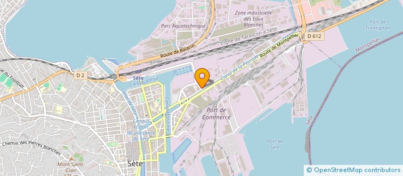 localisation de l'entreprise SAINT LOUIS PARTICIPATIONS  SETE