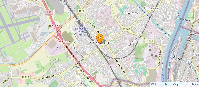 localisation de l'entreprise SAINT LOUIS - PREVENTION à SAINT-LOUIS