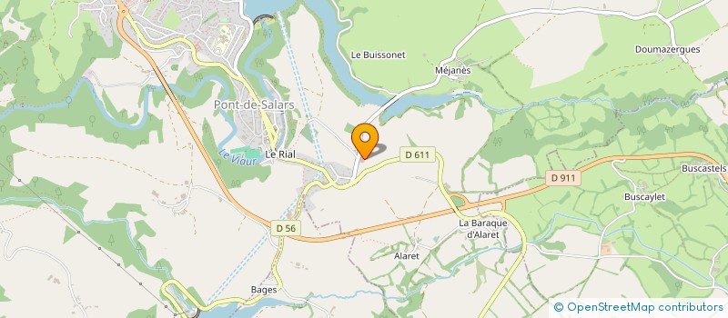 localisation de l'entreprise SAINT LOUP  PONT-DE-SALARS