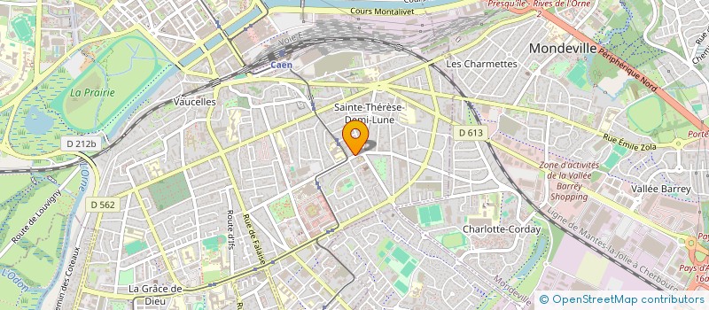 localisation de l'entreprise SAINT-LOUP à CAEN