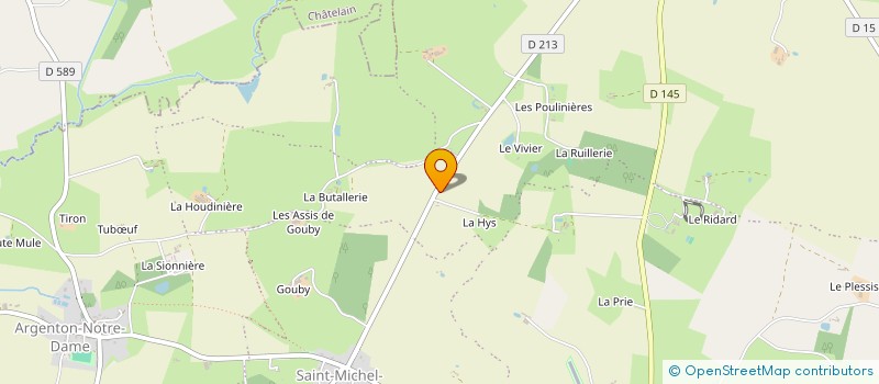 localisation de l'entreprise SAINT LOUP  BEAUMONT-PIED-DE-BUF