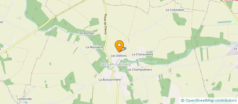 localisation de l'entreprise SAINT LOUP DE LA ROSE à PERS-EN-GATINAIS