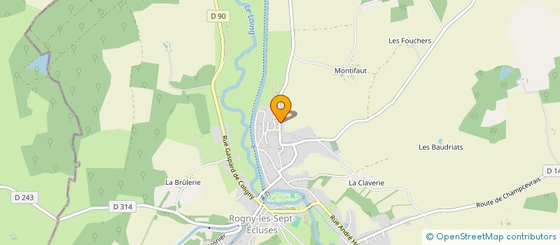 localisation de l'entreprise SAINT LOUP DES VIGNES  ROGNY-LES-SEPT-ECLUSES